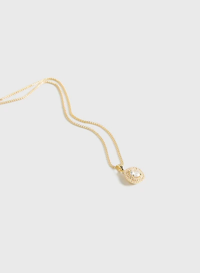 Crystal Pendant Necklace