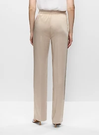Satin Straight Leg Pants