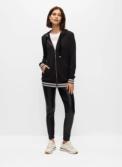 Stripe Detail Hoodie