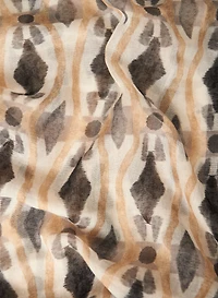 Foulard léger à motifs géométriques