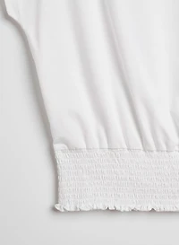 Essential Smocked Hem Tee