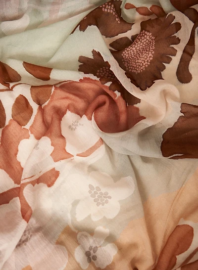 Floral Lightweight Scarf