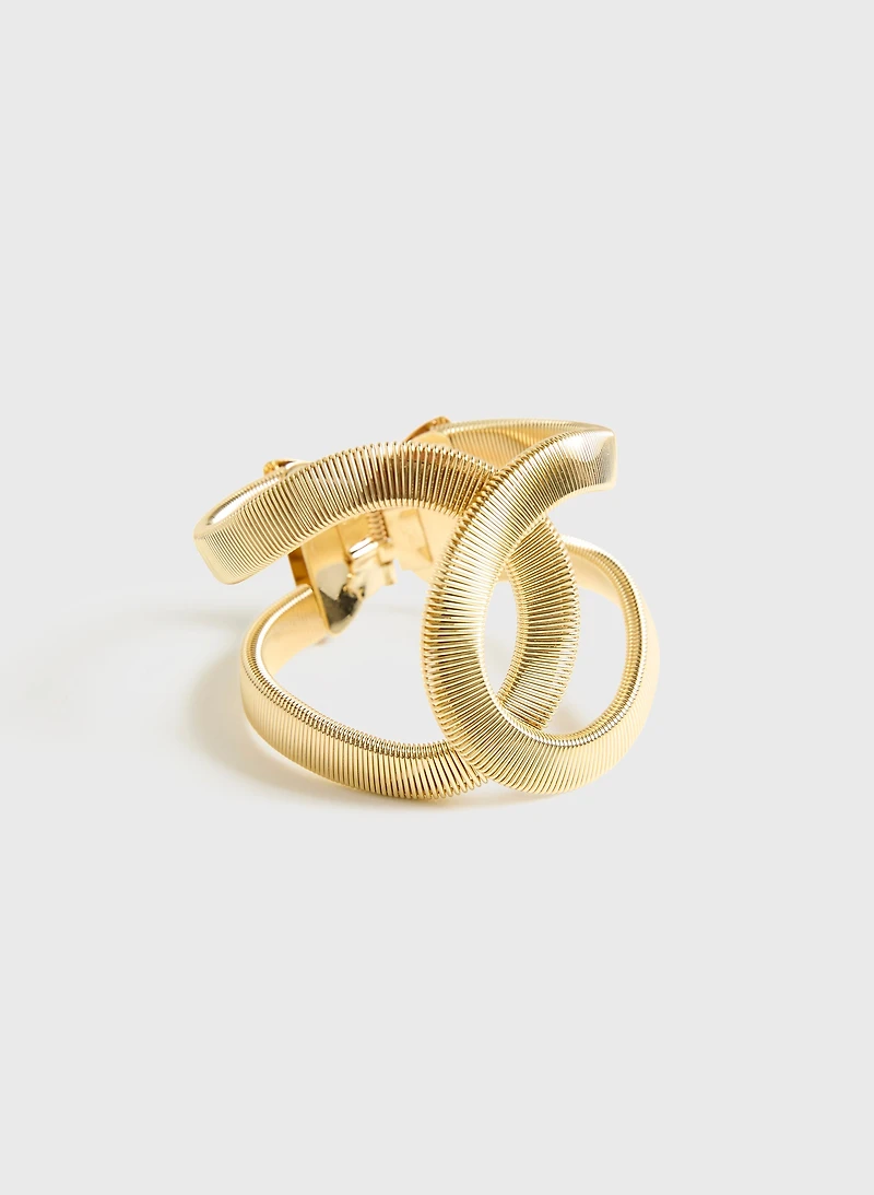 Textured Bangle Bracelet