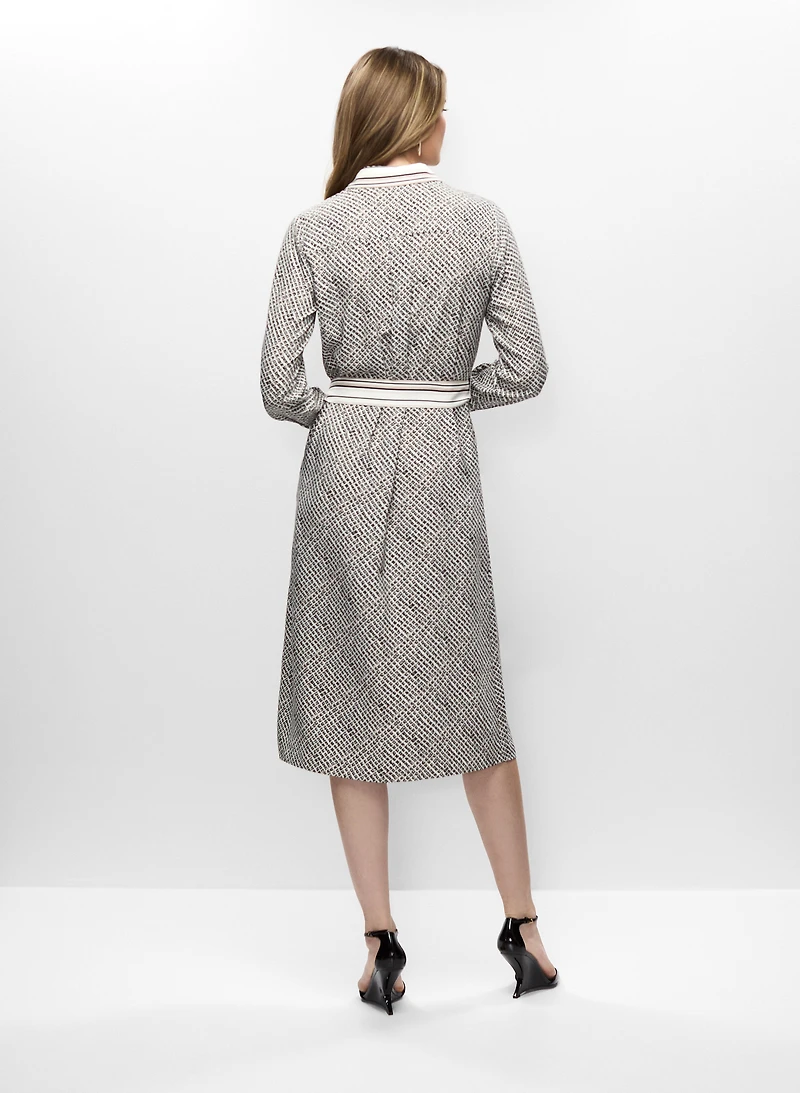 Robe chemisier imprimée
