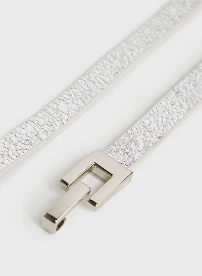 Thin Square Buckle Belt