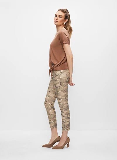 Frank Lyman - Pantalon à motif camouflage métallisé