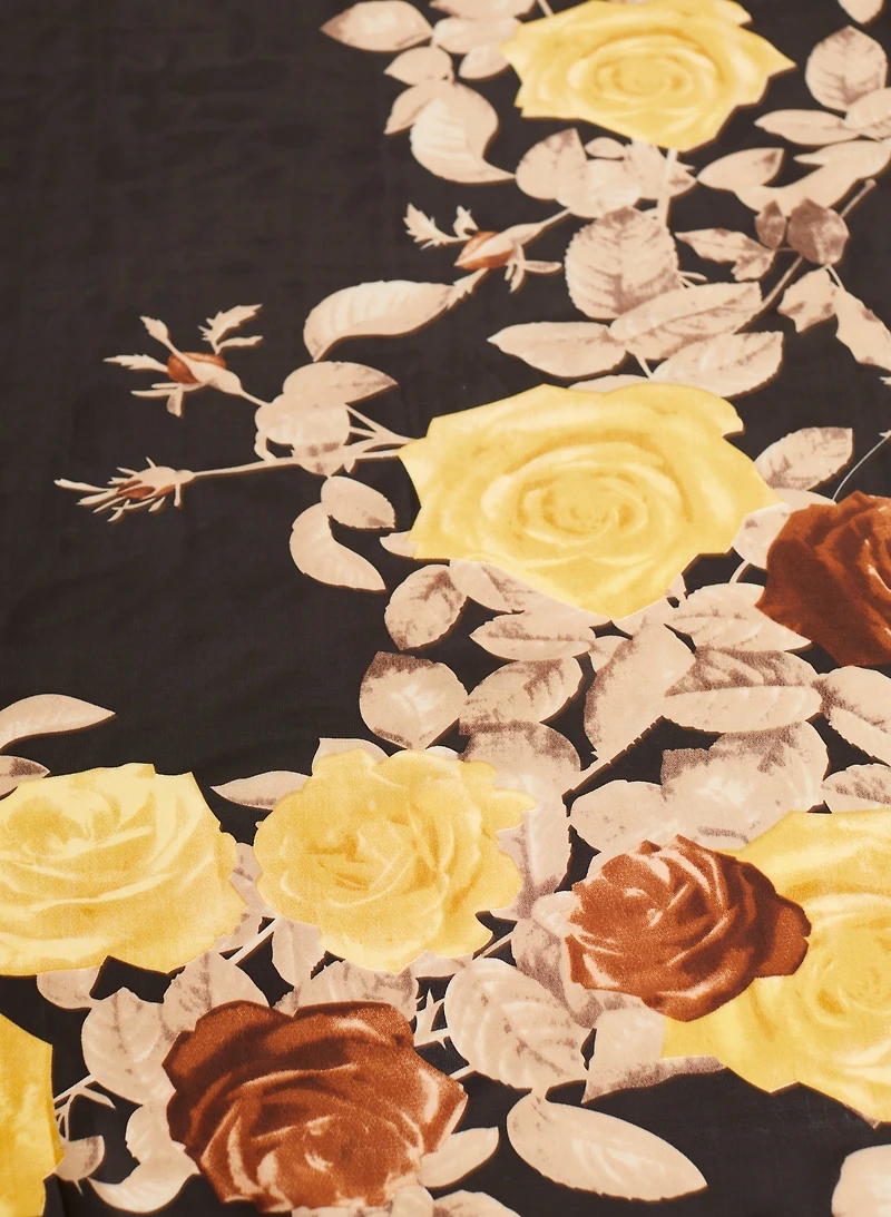Floral Print Scarf