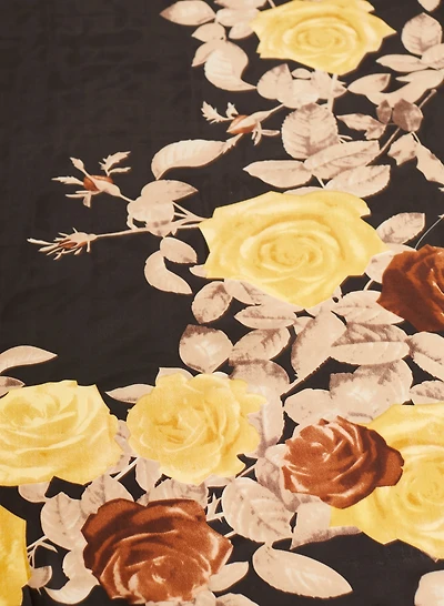 Floral Print Scarf