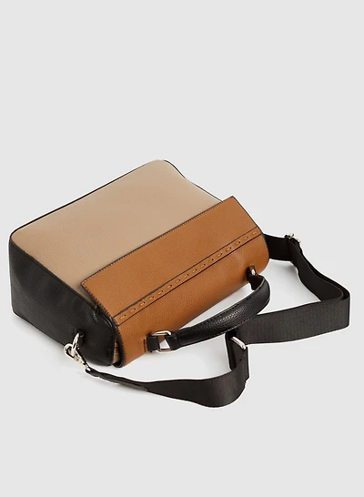 Multi-Tone Crossbody Bag