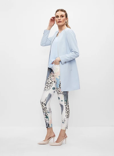 Frank Lyman - Printed Pull-On Pants