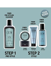 Shampoing pré-coiffant American Crew Fiber - 250 ml