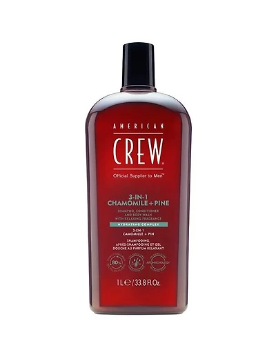 American Crew 3-en-1 Camomille Pin - 1000 ml
