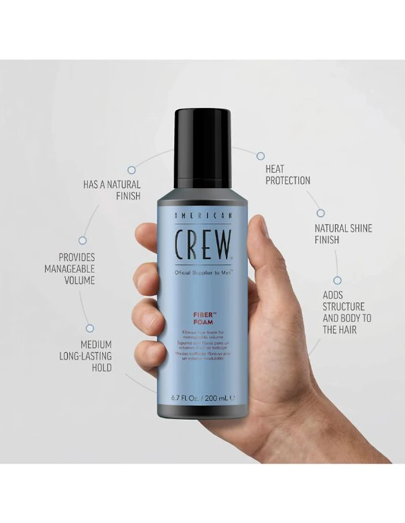 American Crew Fiber Grooming Foam - 200ml