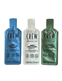 Trio de shampoings pré-coiffants pour hommes – 7,4 ml