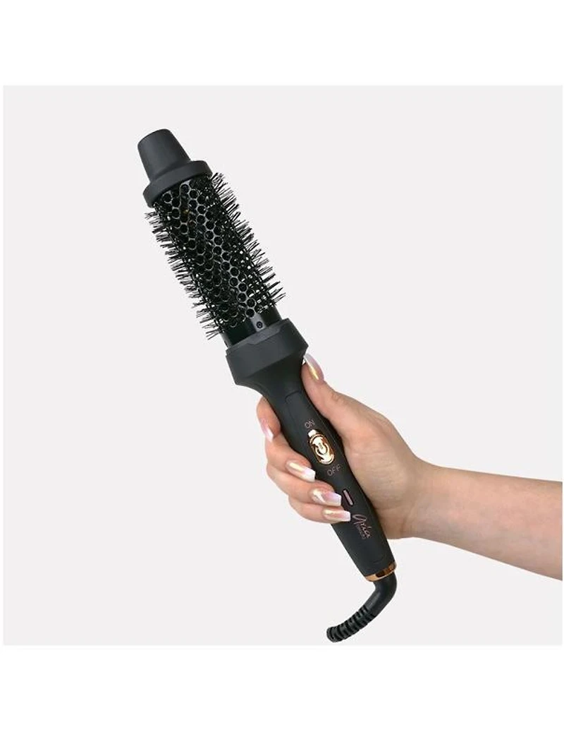 Brosse coiffante chauffante Aria HairGoals noire 1,5
