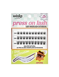 Ardell Winks Galore Natural Press On Pre-Glued Underlash Extensions Kit
