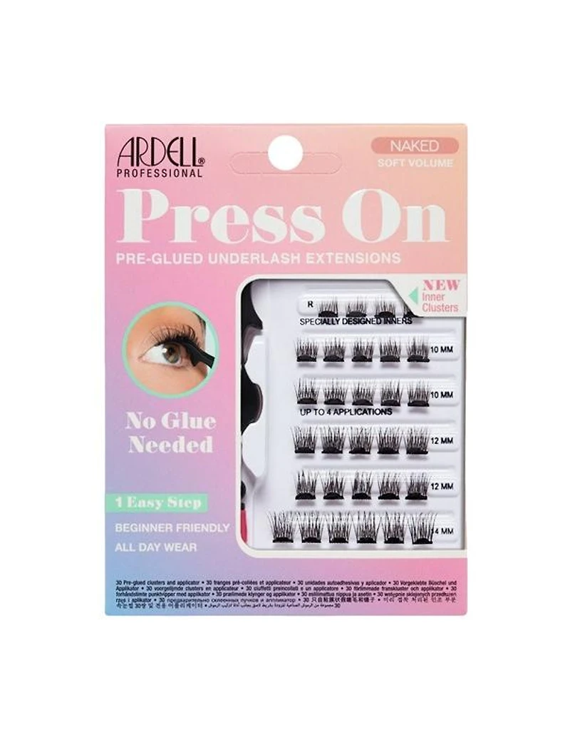 Extensions de cils pré-collées Ardell Naked Press On Natural - Volume doux
