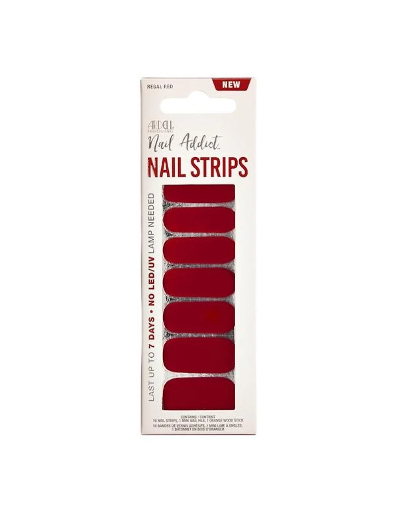 Bandes pour ongles Ardell Nail Addict Regal Red