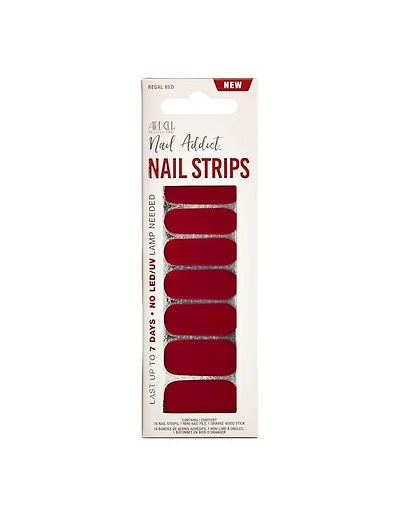 Bandes pour ongles Ardell Nail Addict Regal Red