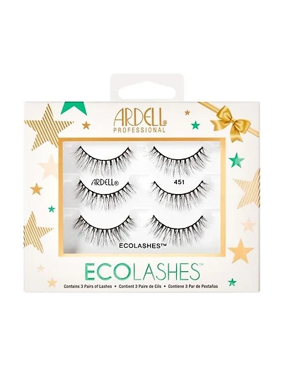 Coffret de 3 faux-cils Ardell Eco Lashes 451 pour les fêtes