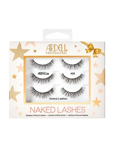 Coffret de 3 faux-cils Ardell Naked Lashes 420 pour les fêtes