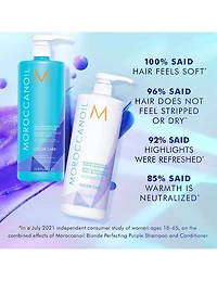 Shampooing Perfecteur de Blondes Violet Moroccanoil - 1 L