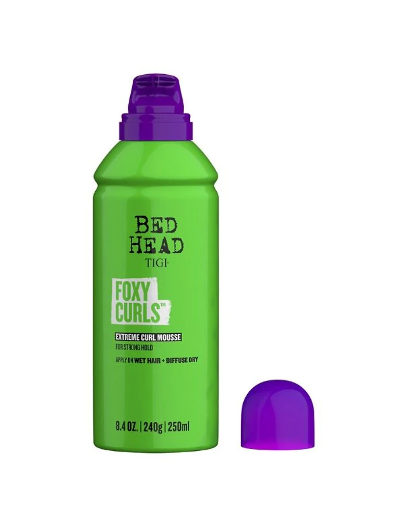 Mousse coiffante Bed Head Foxy Curls pour cheveux bouclés, fixation forte - 250 ml
