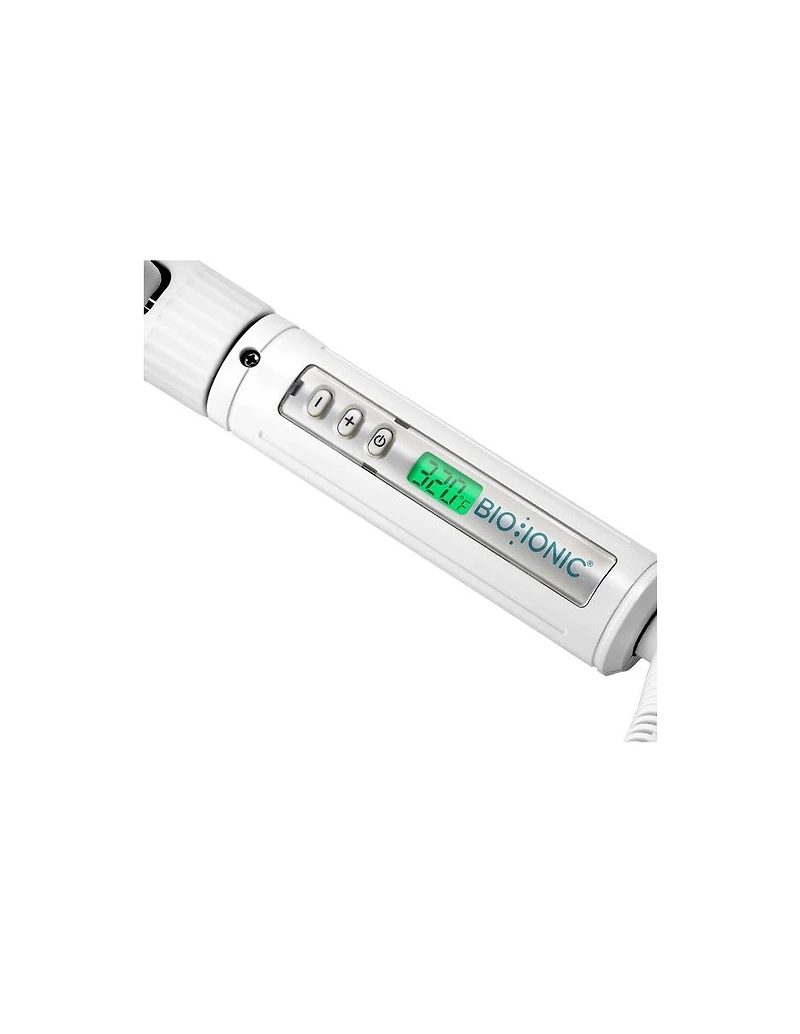 Fer à coiffer rotatif Bio Ionic Stylewinder 2,5 cm, blanc