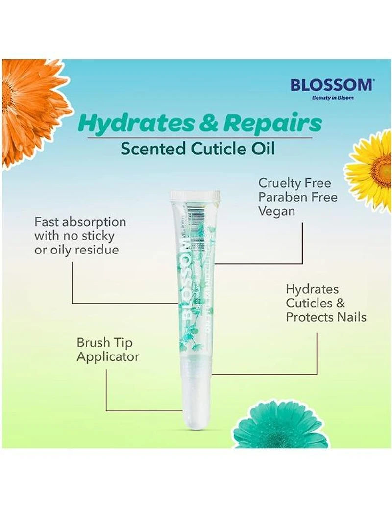 Huile pour cuticules BLOSSOM On the Mend au jasmin - 10 ml