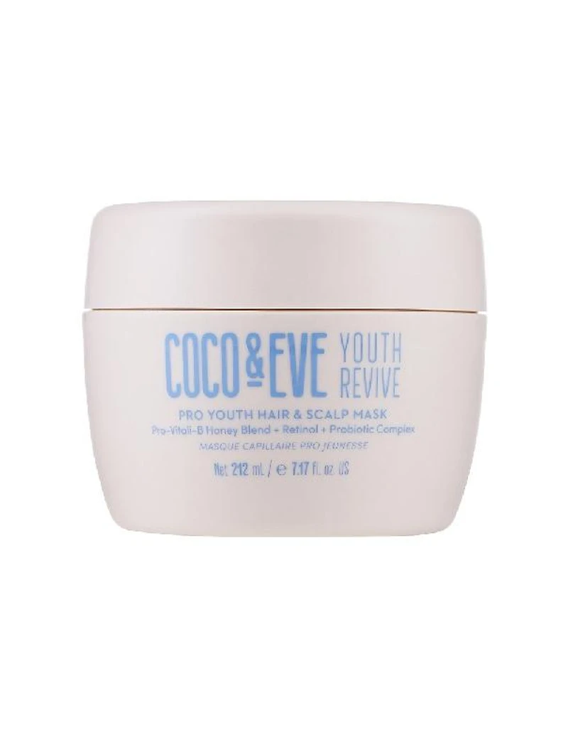 Masque cheveux et cuir chevelu Youth Revive Pro Youth de Coco & Eve - 212 ml