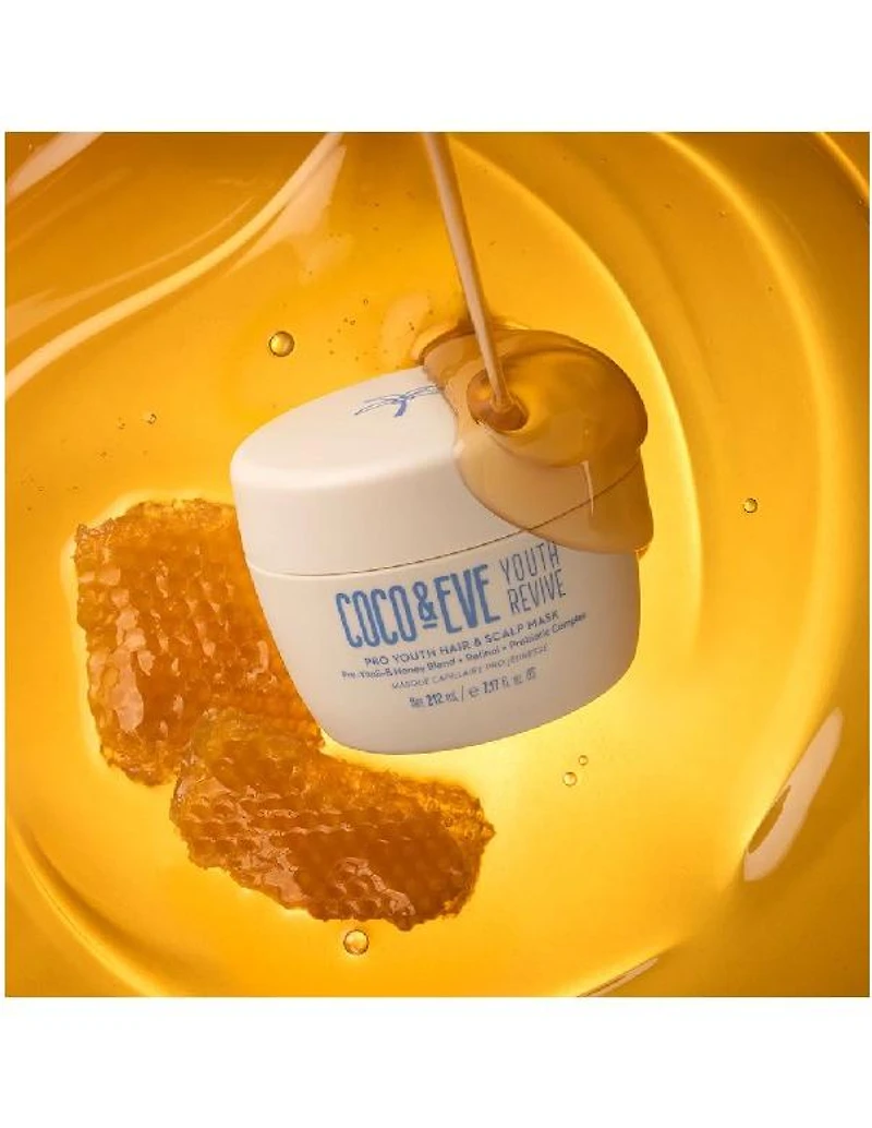 Masque cheveux et cuir chevelu Youth Revive Pro Youth de Coco & Eve - 212 ml