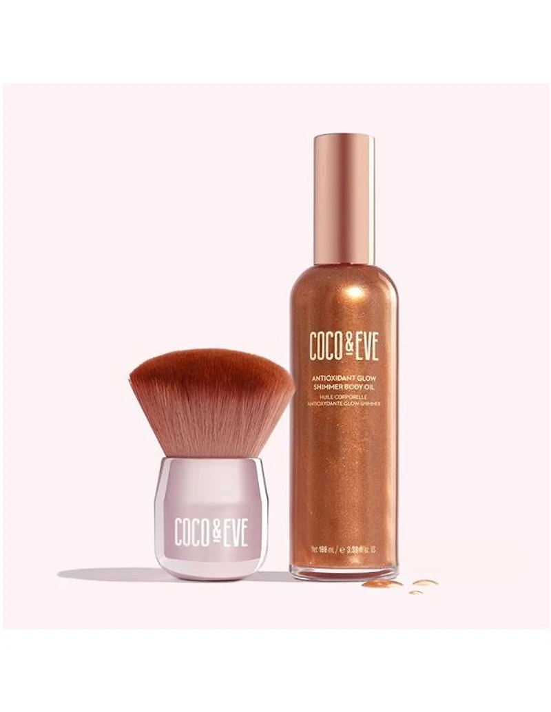 Huile corporelle scintillante antioxydante Coco & Eve - 100 ml