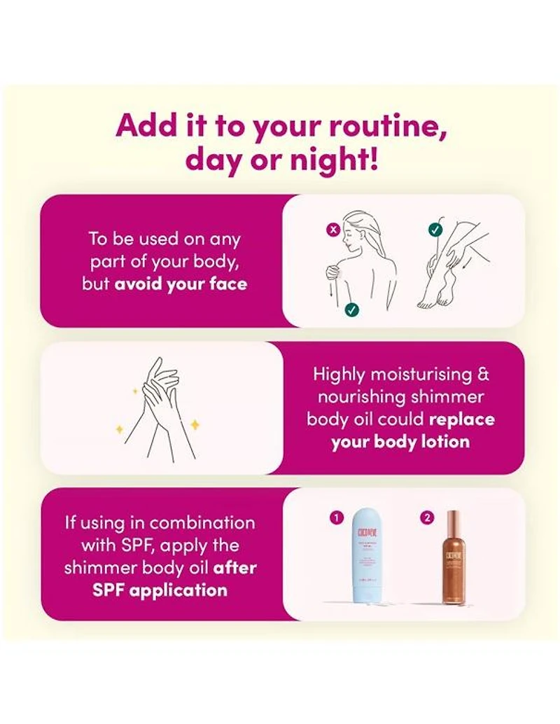 Huile corporelle scintillante antioxydante Coco & Eve - 100 ml