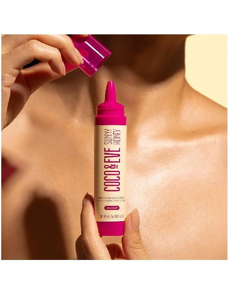 Coco & Eve Bronzing Face Drops Medium Glow - 30ml