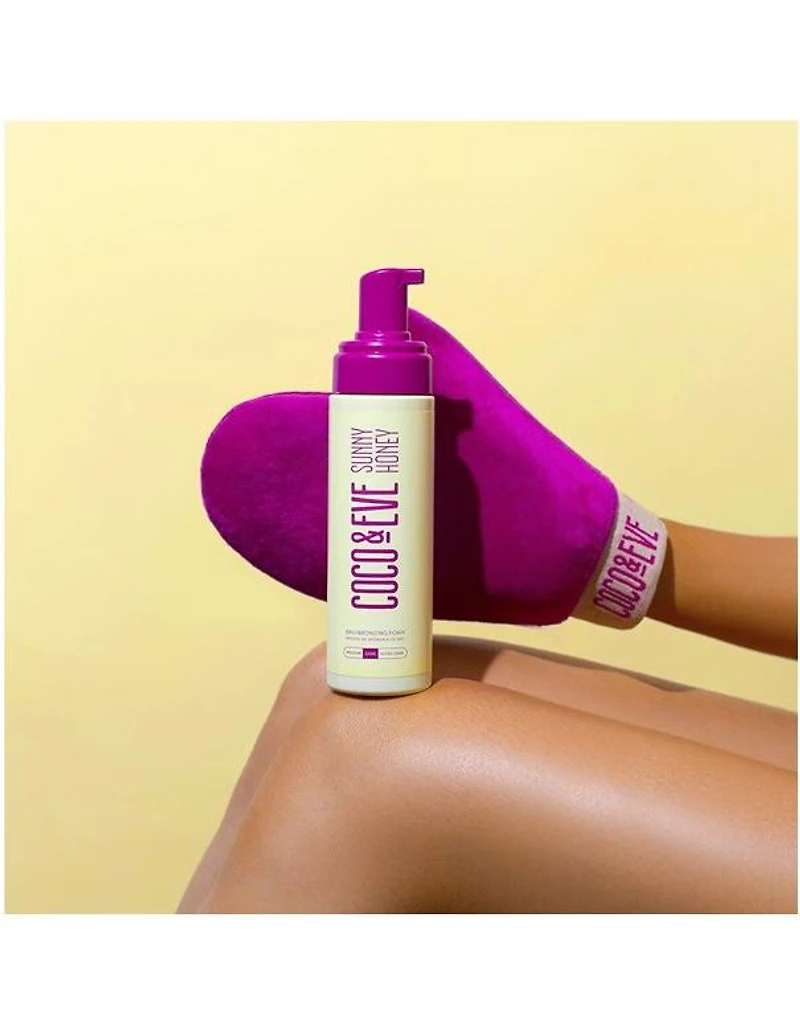 Gant de bronzage doux en velours Coco & Eve