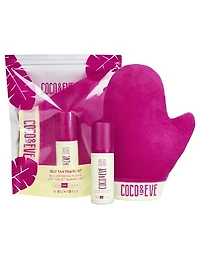 Coffret de voyage autobronzant Coco & Eve foncé