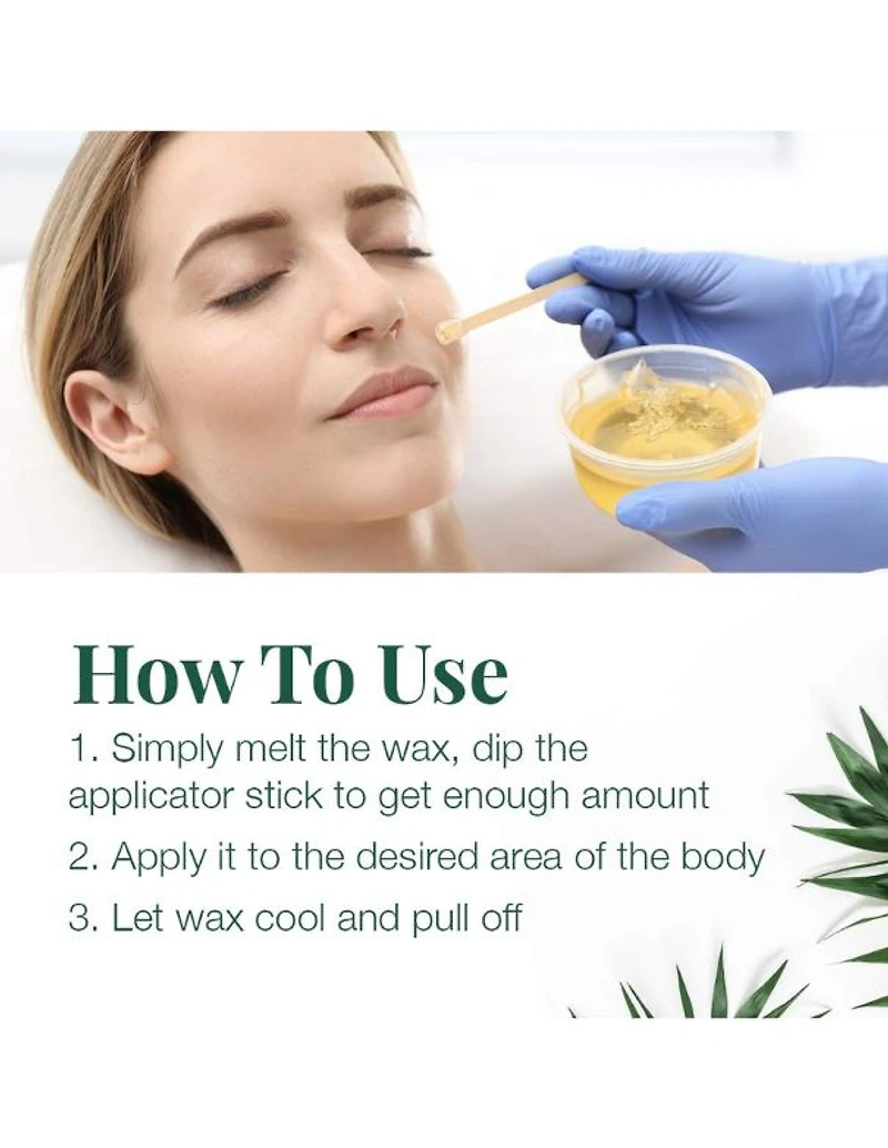 Bâtonnets applicateurs en bois CleanEasy pour cire - Lot de 100