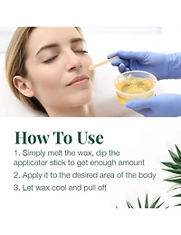 Bâtonnets applicateurs en bois CleanEasy pour cire - Lot de 100