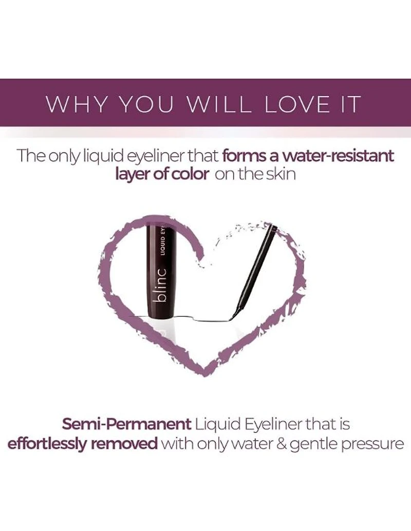 Eyeliner liquide noir Blinc