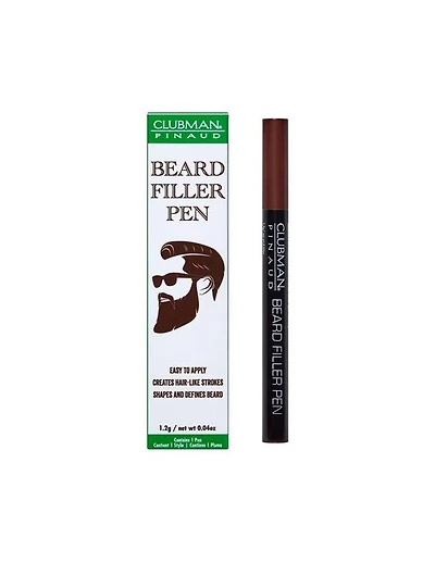 Stylo de remplissage de barbe Clubman - Brun foncé