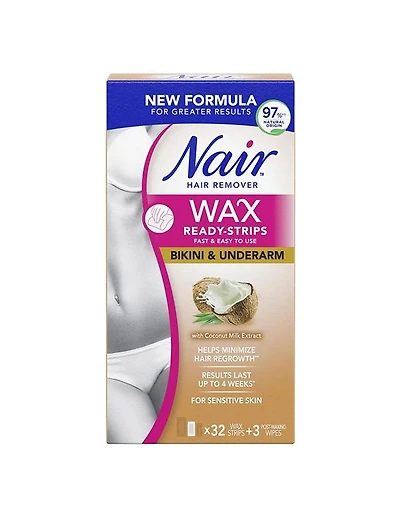 Nair Wax Ready Strips for Bikini & Underarm