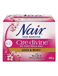 Cire à la résine micro-ondes Nair Cire Divine pour jambes et corps - 400 g