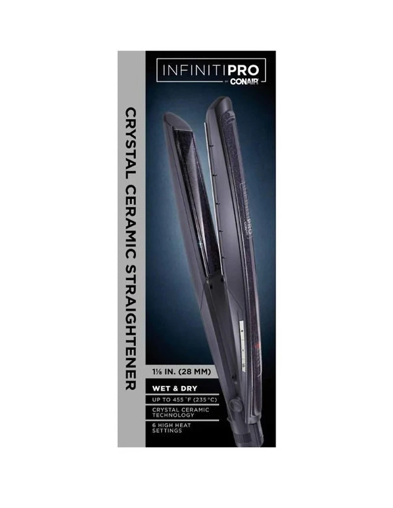 Conair Crystal Ceramic Wet & Dry 1-1/8 inch Straightener