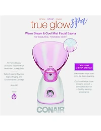 Sauna facial Conair True Glow à vapeur chaude et brume froide