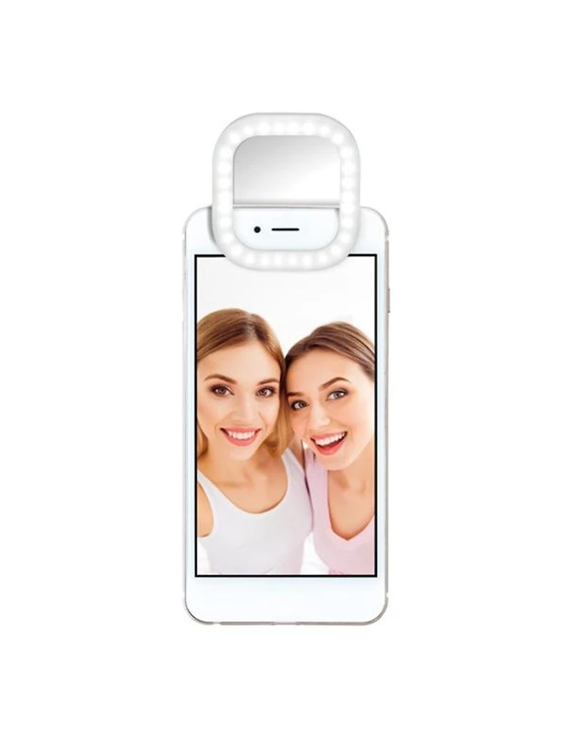 Anneau lumineux et miroir pour selfie Conair