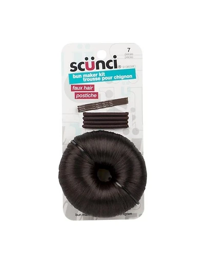 Kit de fabrication de chignons Conair marron 7 pièces