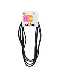 Lot de 4 bandeaux Conair noirs