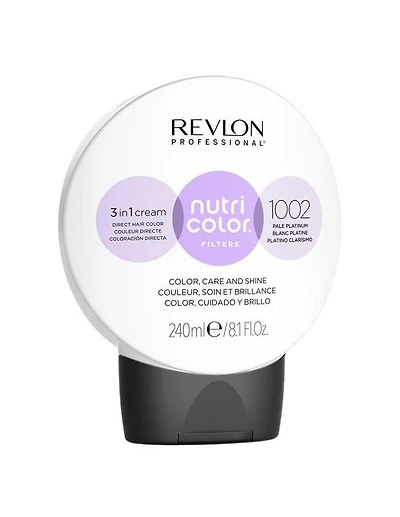 NEW Revlon Professional Nutri Color Filters 1002 Pale Platinum - 240ml