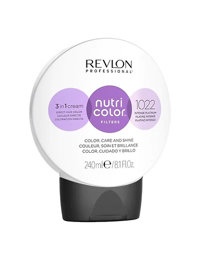 NEW Revlon Professional Nutri Color Filters 1022 Intense Platinum - 240ml