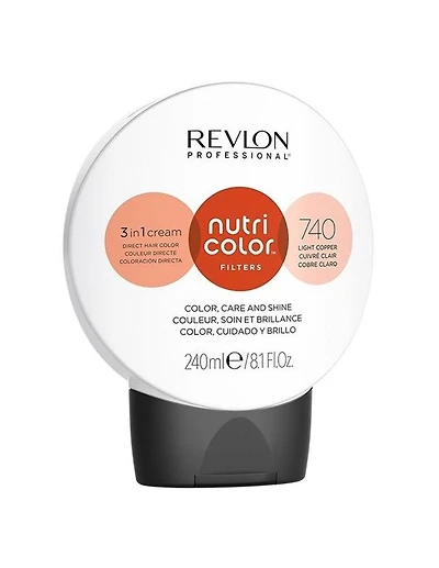 NEW Revlon Professional Nutri Color Filters 740 Light Copper - 240ml
